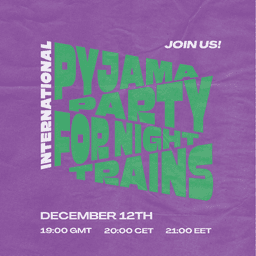 International Pyjama Party for Night Trains